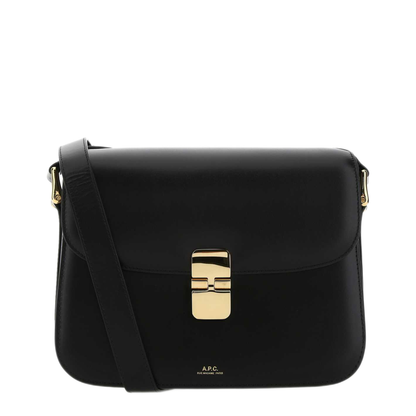 MAYFEYR - A.P.C. - Black Leather Grace Crossbody Bag - PXBMWF61412LZZ