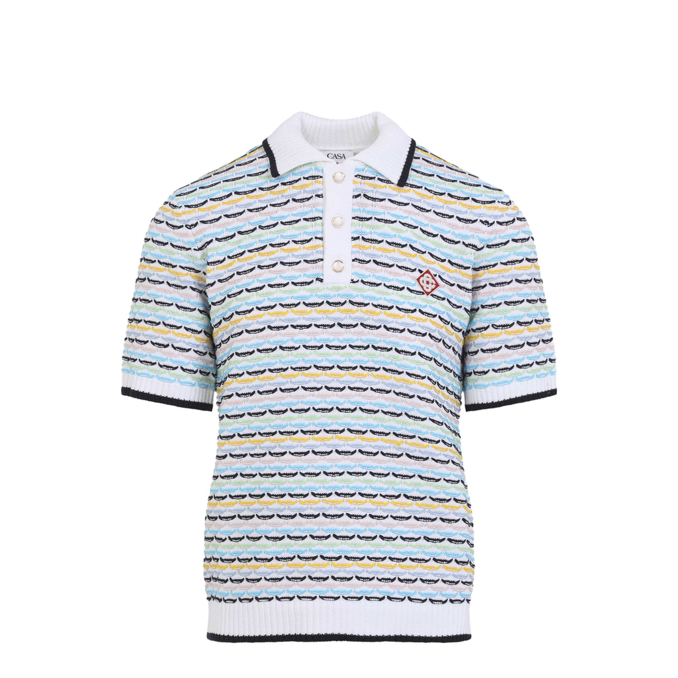 MAYFEYR - Casablanca - Knitted Polo - MPF26KW126001
