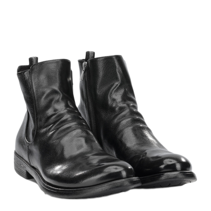 MAYFEYR - Officine Creative - Hive 036 Ankle Boots With Zipper - HIVE036IGNISTNERO