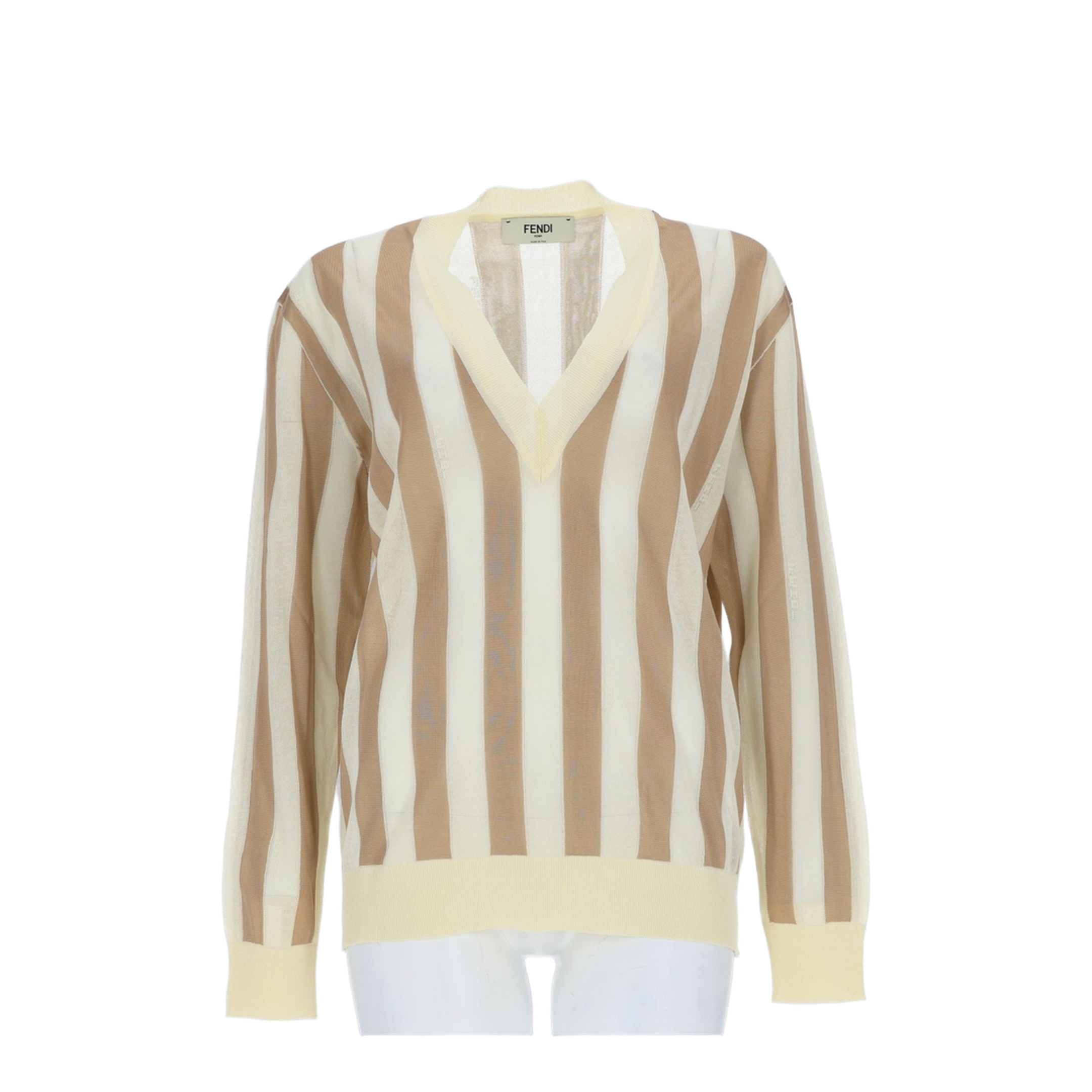 MAYFEYR - Fendi - Silk Pequin Sweater - FZXE93AW4QF1W20