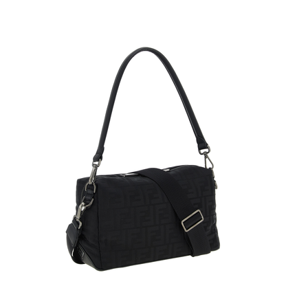 Medium Fabric Black Bag