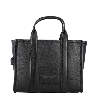 Medium Tote Bag In Black Leather