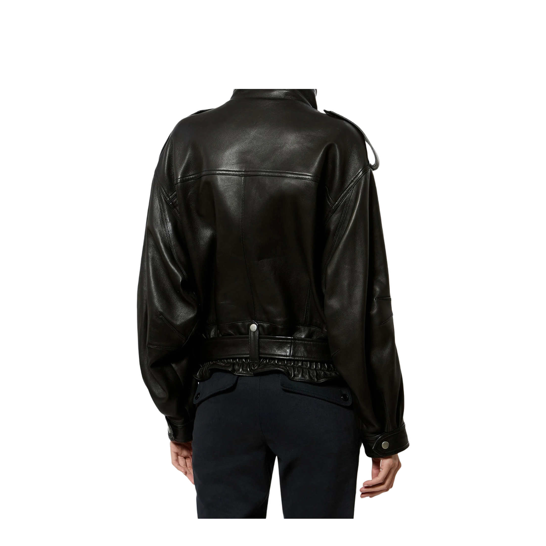 MAYFEYR - Isabel Marant - Farza Leather Jacket - VE0744FAD3B04I
