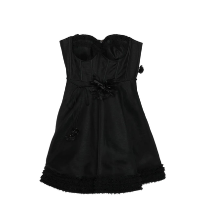 MAYFEYR - Zimmermann - Luna Ruffle Mini Dress - 7569DS261BLK
