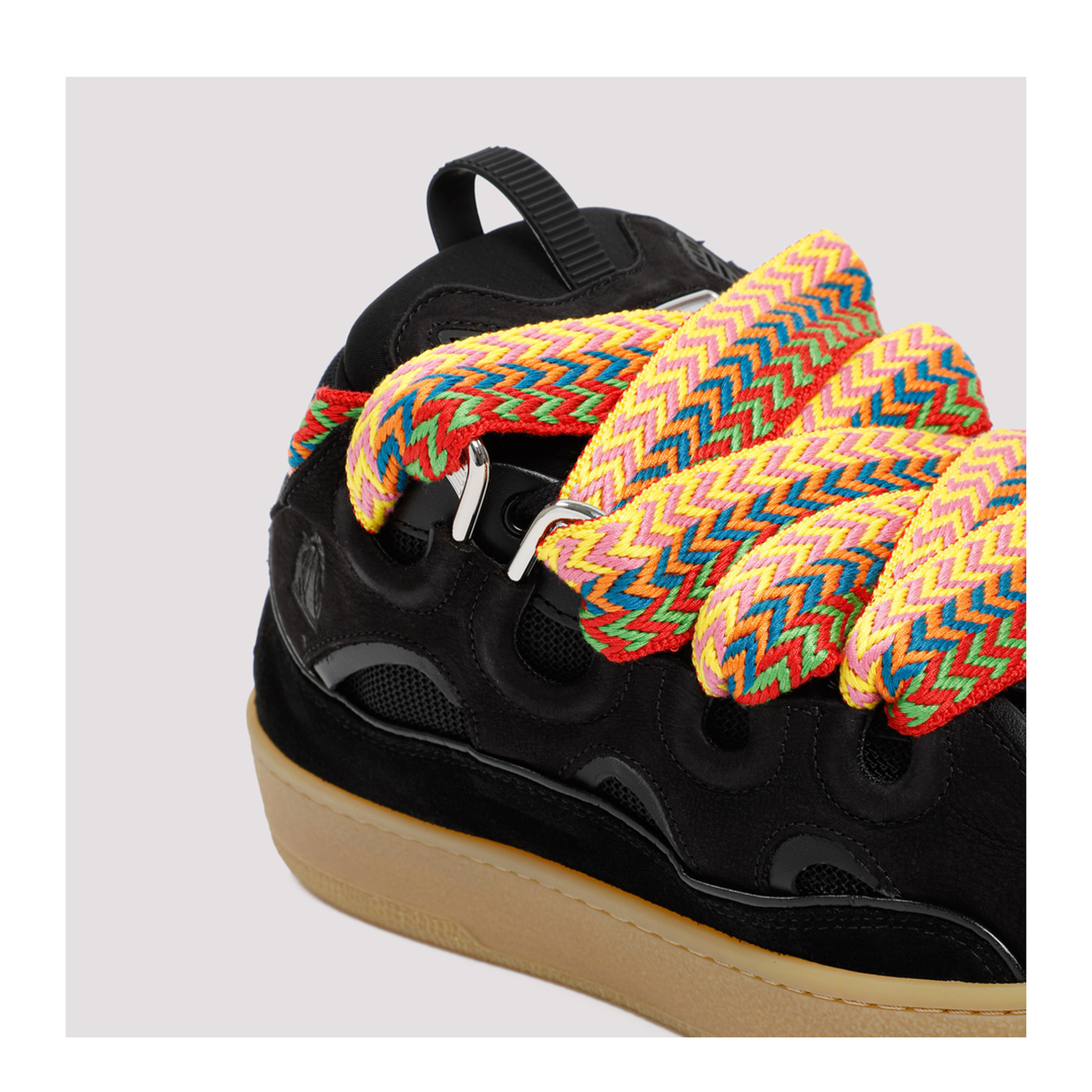 MAYFEYR - Lanvin - Leather Curb Sneakers - FUSKDK12DRA3P2610