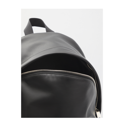 City Leather Backpack - Black
