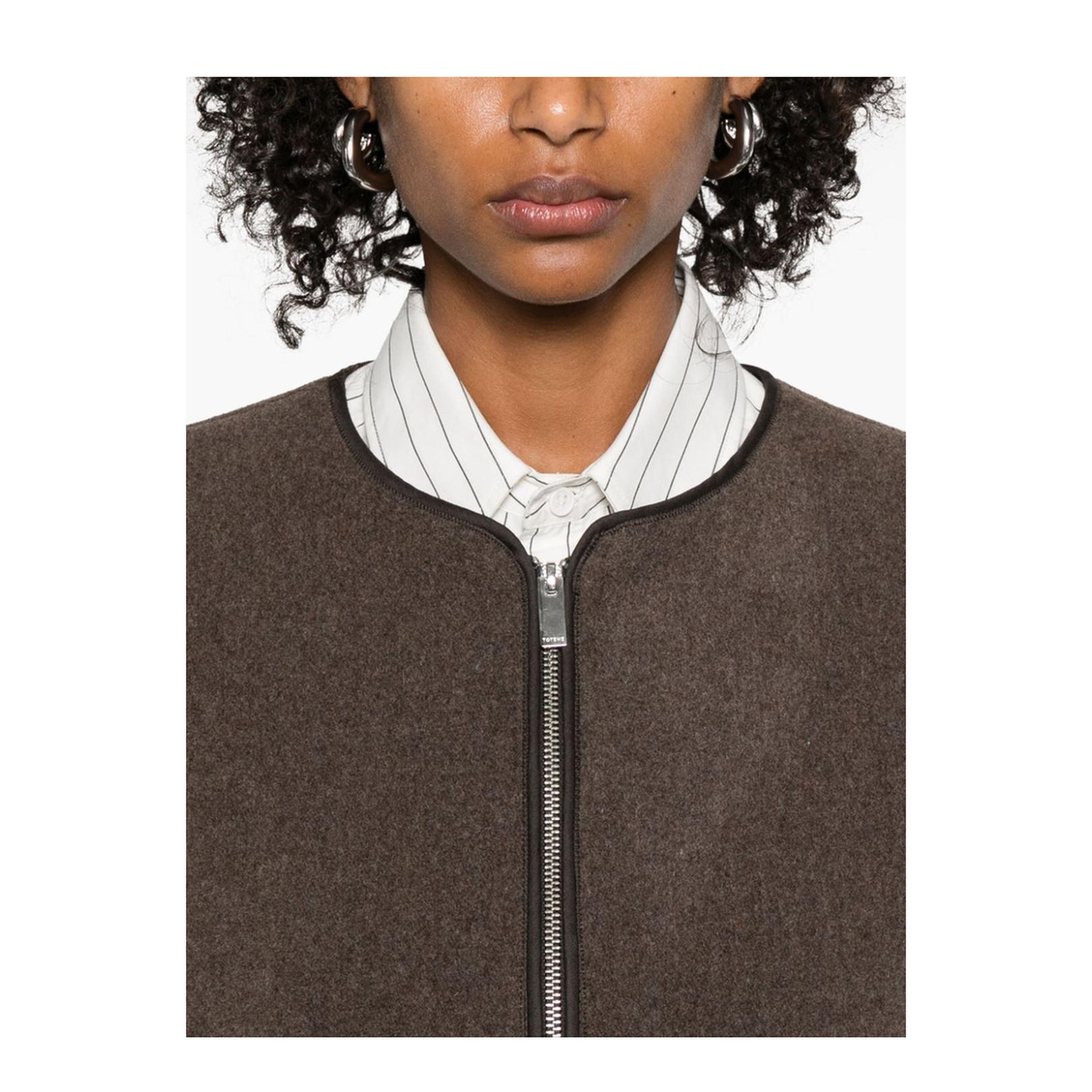 Brown Felt Jacket