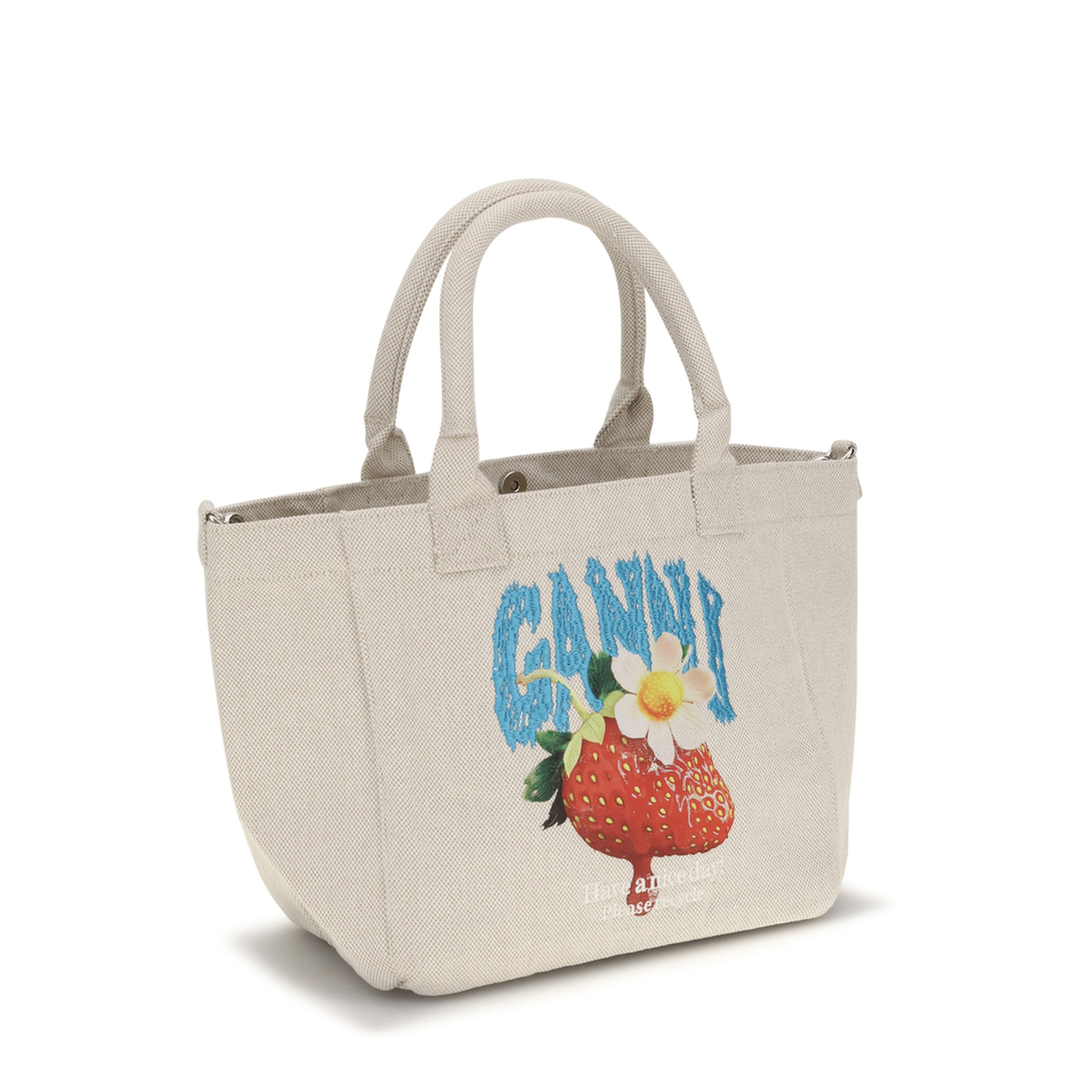 MAYFEYR - Ganni - Small Easy Shoulder Bag With Strawberry Print - C2080014ZXV