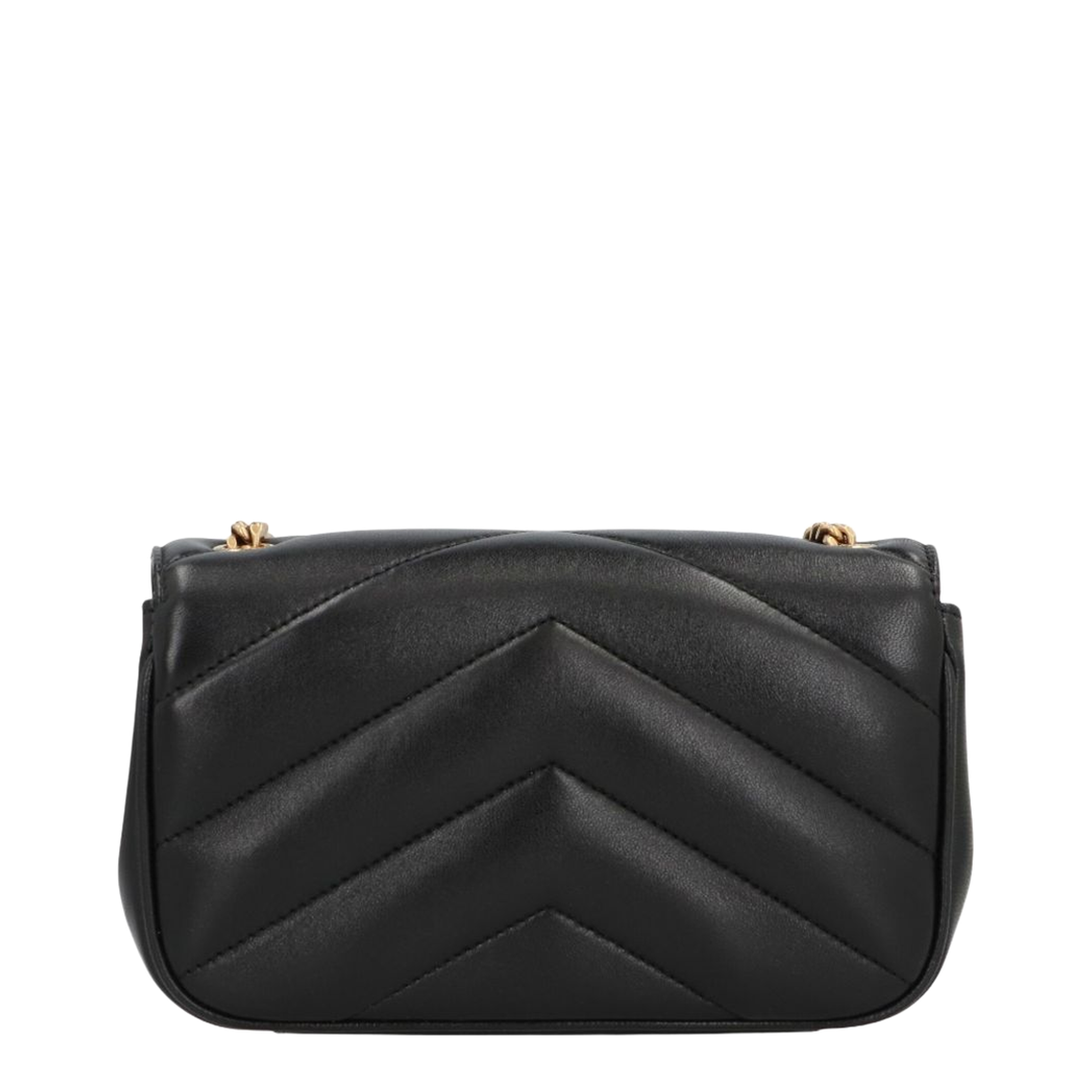 Loulou Mini Chain Bag in Black