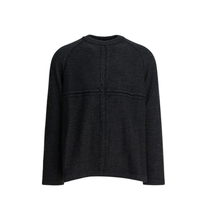 MAYFEYR - Comme Des Garçons Homme - Wool Crewneck Sweater - HPN006W252TOPGREY