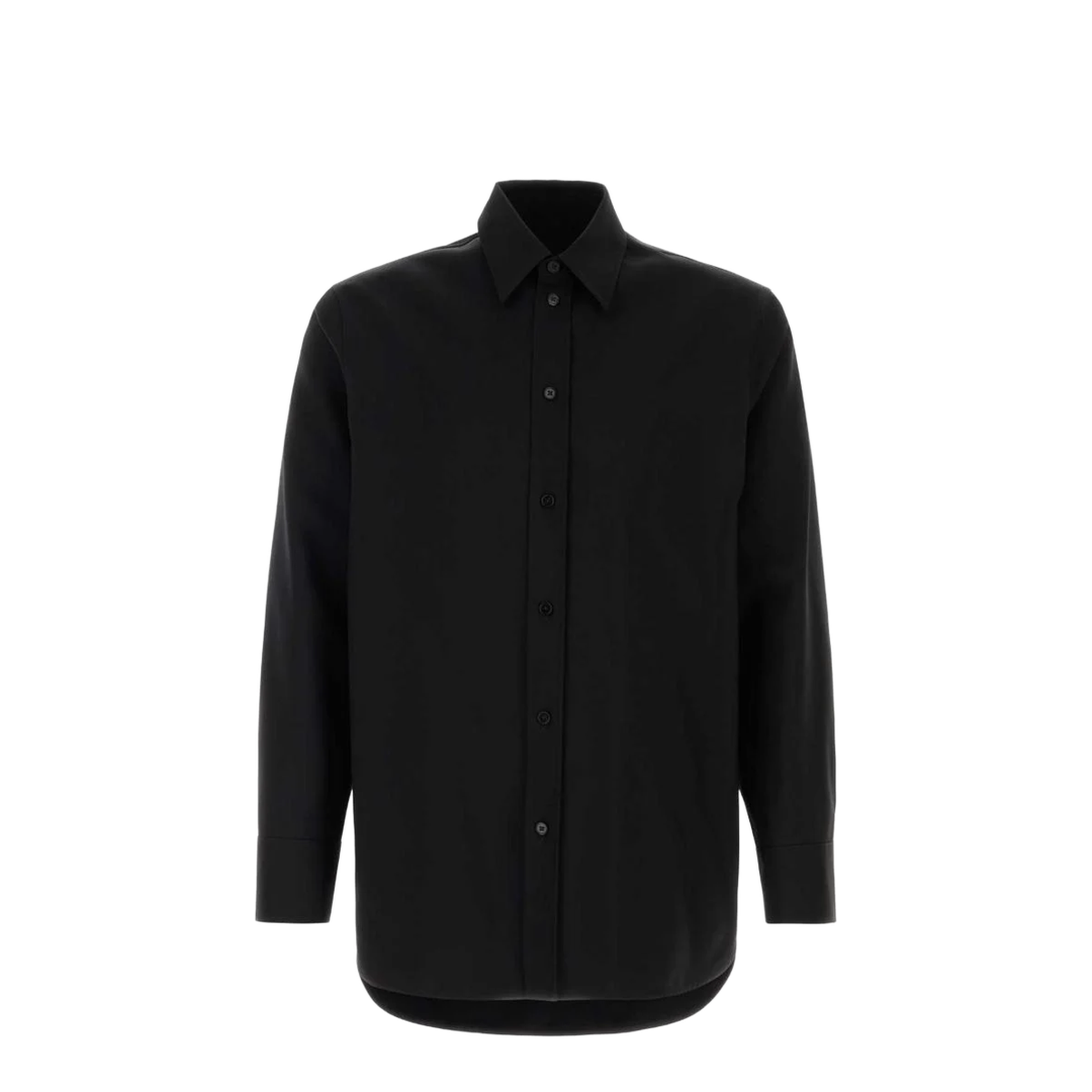 Black Wool Shirt