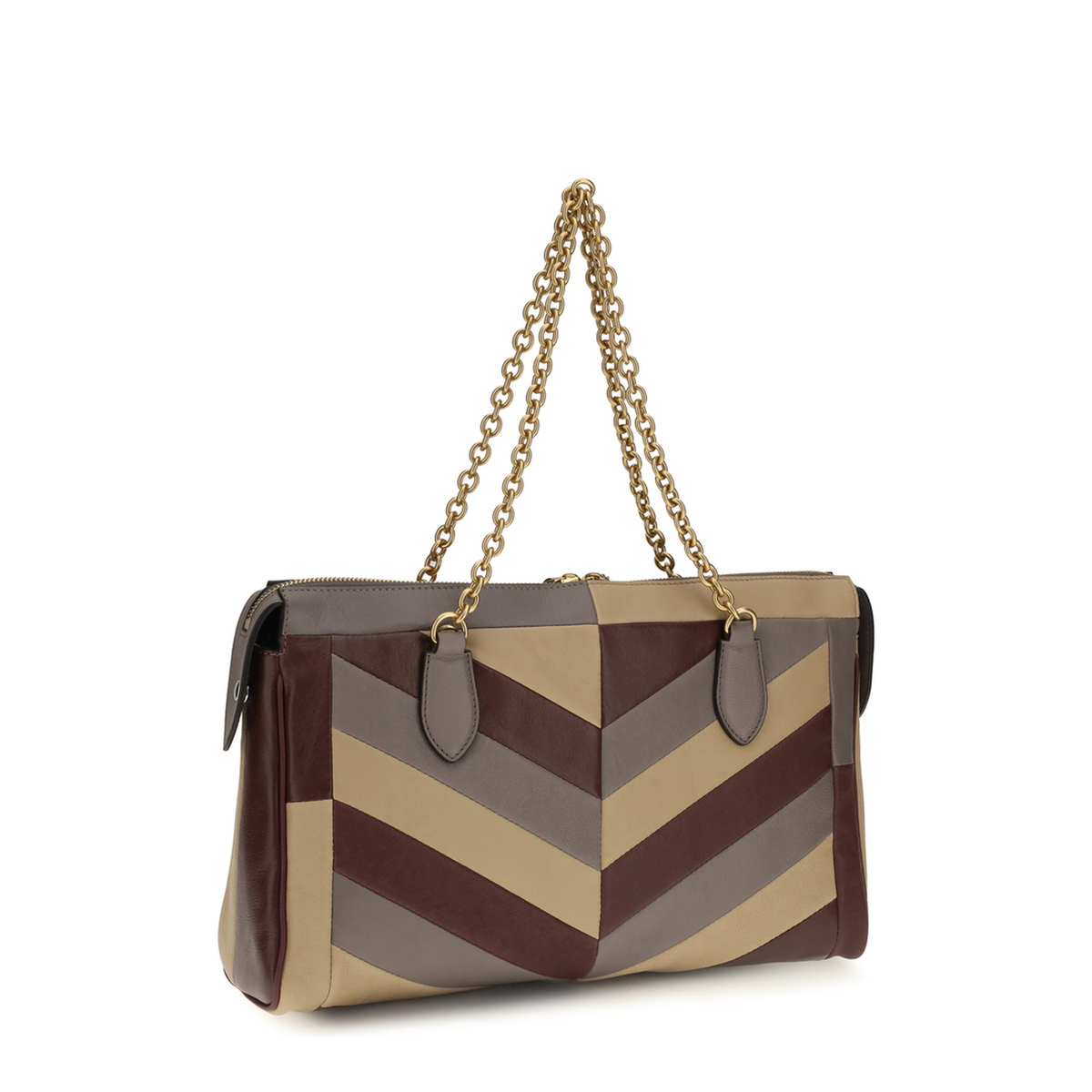 MAYFEYR - Valentino - Medium Panthea Chevron Nappa Shoulder Bag - 9W0B0S70JEL1M7