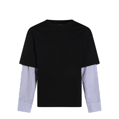 Long Sleeve Cotton Crew-Neck T-Shirt