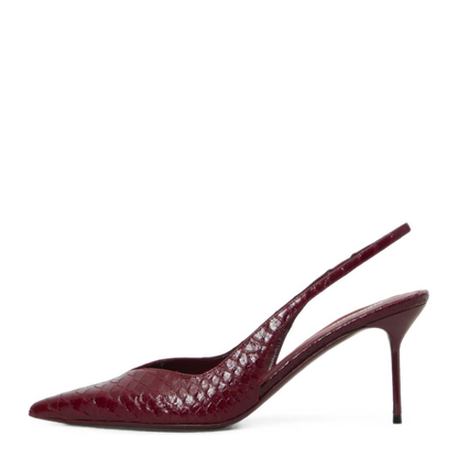 MAYFEYR - Paris Texas - Lidia 70 Slingback Pumps - PX2009XPTALDEEPRED