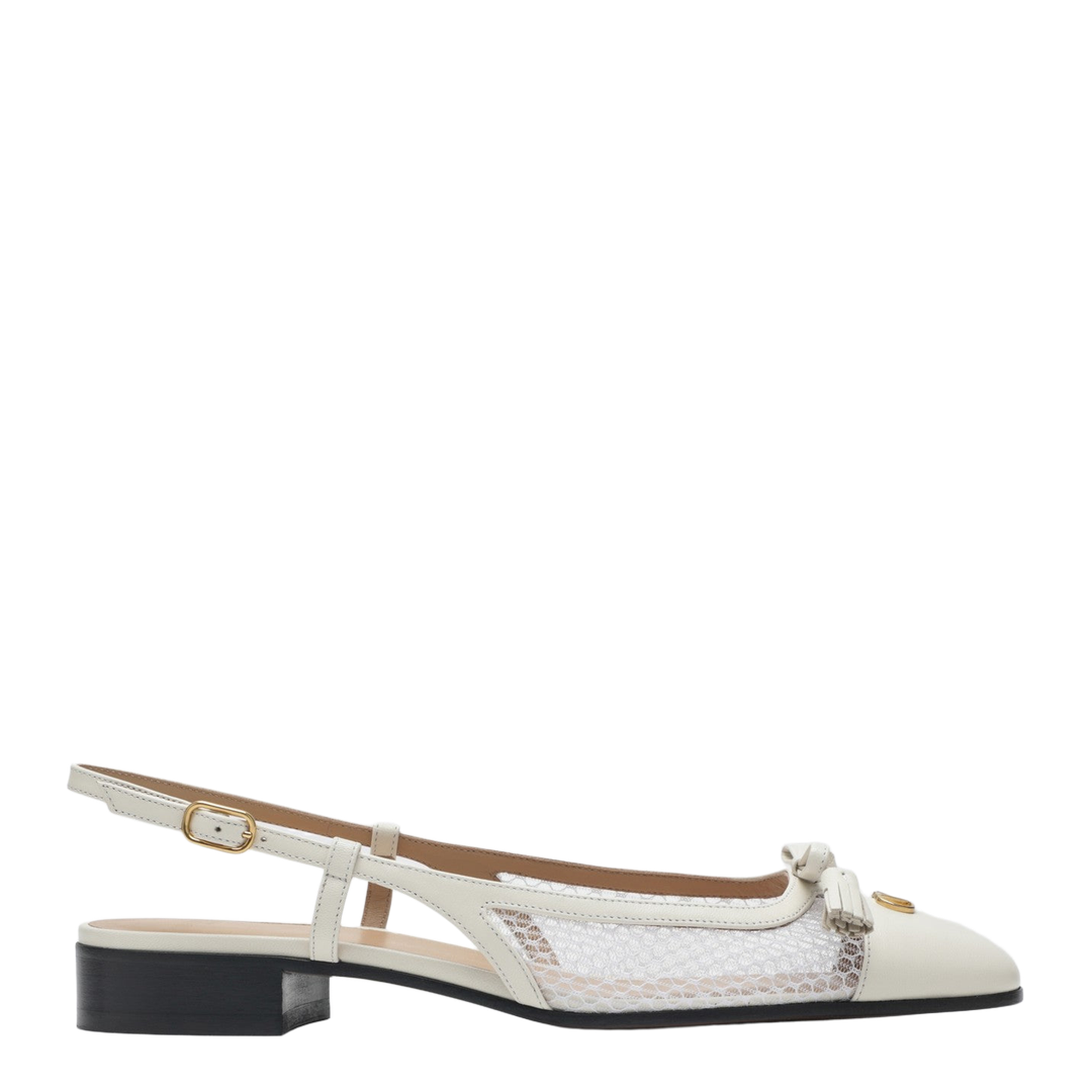 Slingback Ballerina Ivory