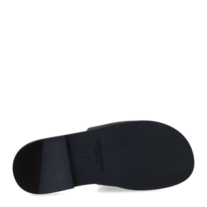 Leather Slide with Logo