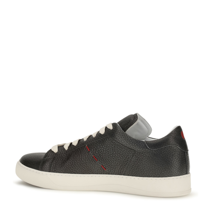 MAYFEYR - Kiton - Leather Sneakers - USSA421N0151707GRIGIOSCUR