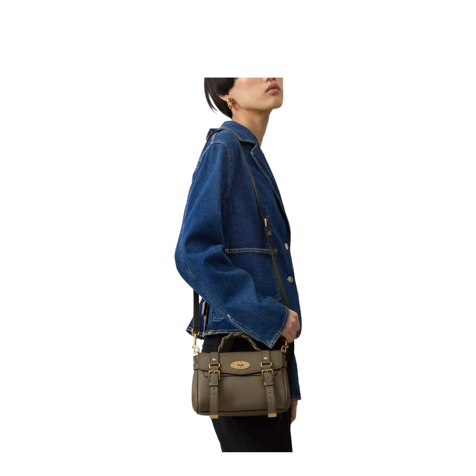 Leather Mini Alexa Shoulder Bag