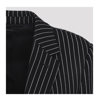 MAYFEYR - Tom Ford - Striped Wool Barathea Jacket - GI3069FAX1693