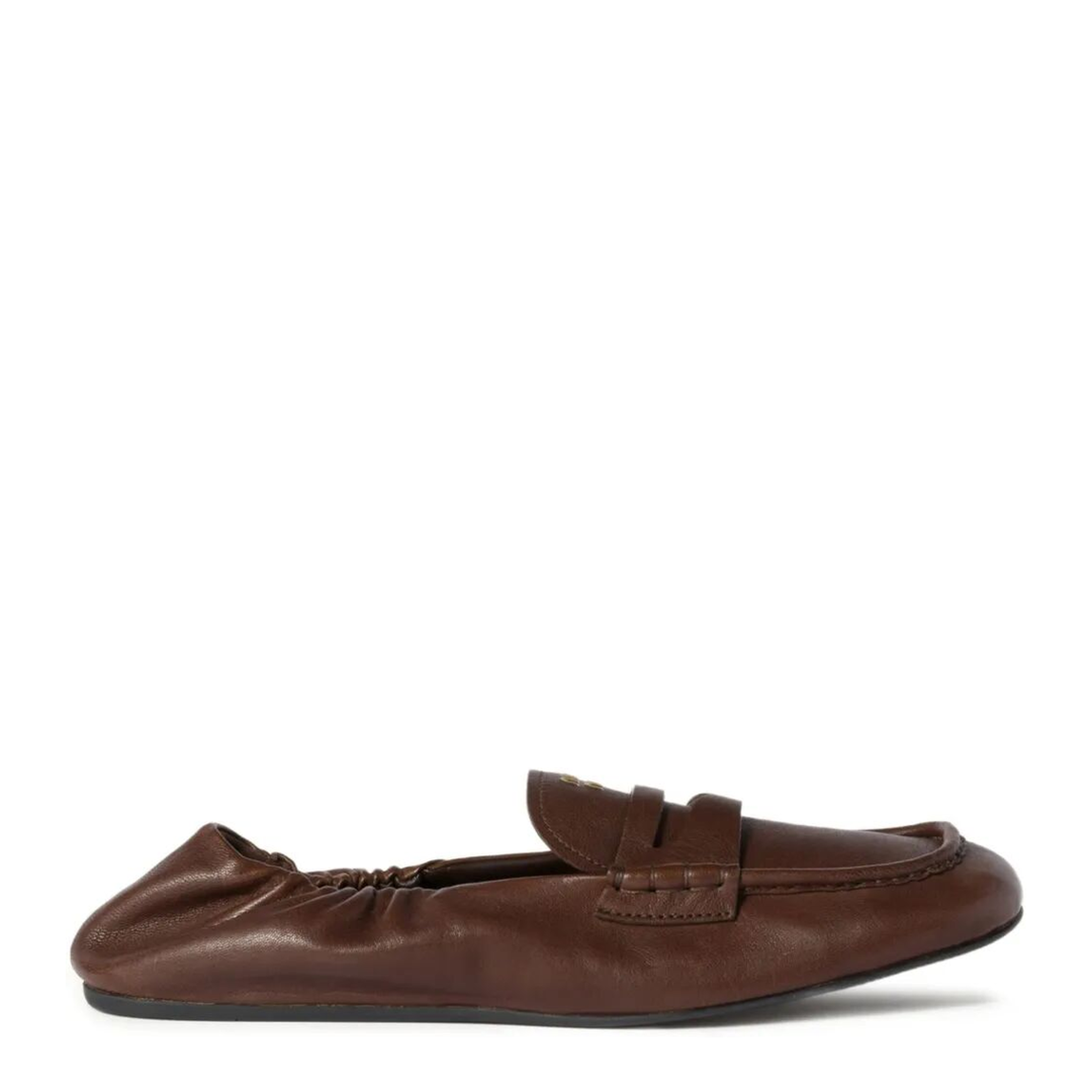 MAYFEYR - MIUMIU - Ruches Nappa Leather Loafers - 5D341EFD005EFX