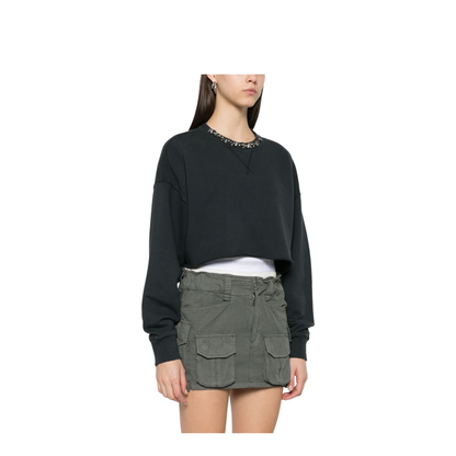 Organic Cotton Cropped Sweatshirt