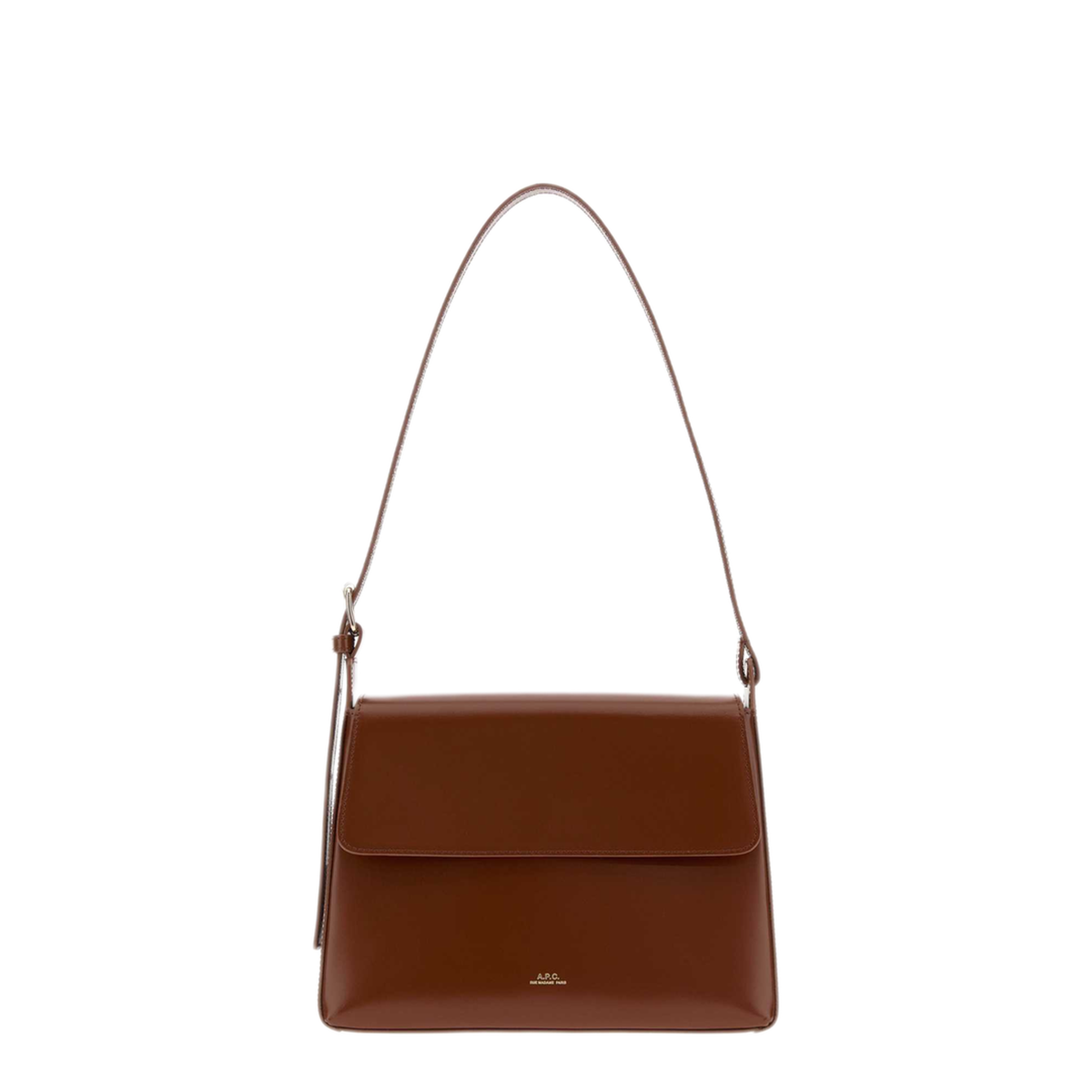 MAYFEYR - A.P.C. - Virginie Flap Shoulder Bag - PXBRUF61924CAD