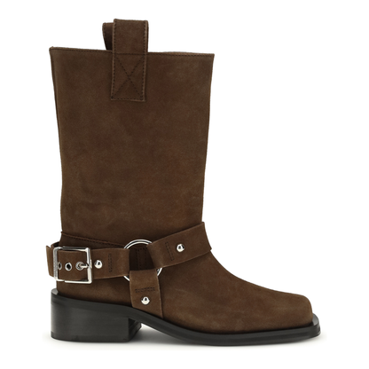 MAYFEYR - Ganni - Suede Biker Boots - B1010095