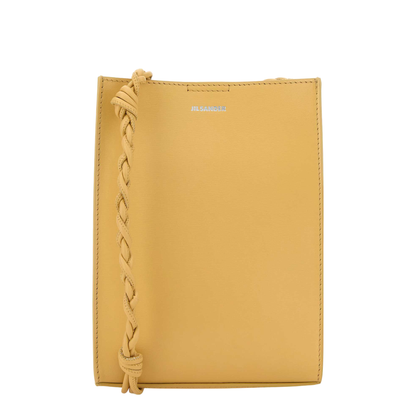Yellow Leather Small Tangle Shoulder Bag