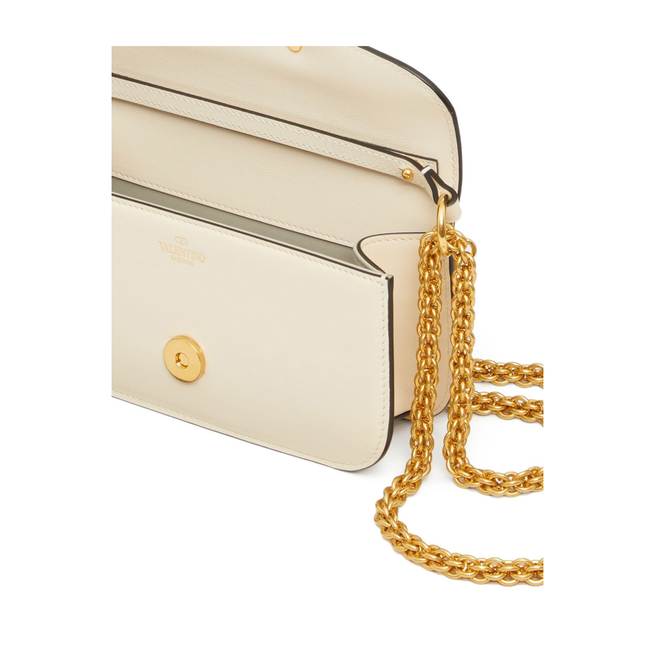 Locò Small Calfskin Shoulder Bag - Avorio