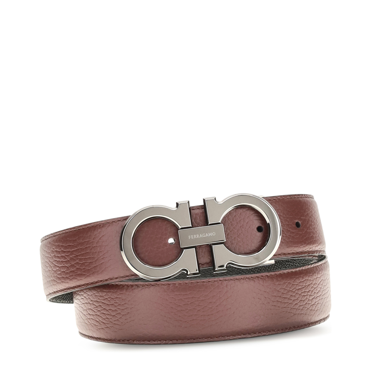 MAYFEYR - Ferragamo - Reversible Adjustable Gancini Belt - 796202125