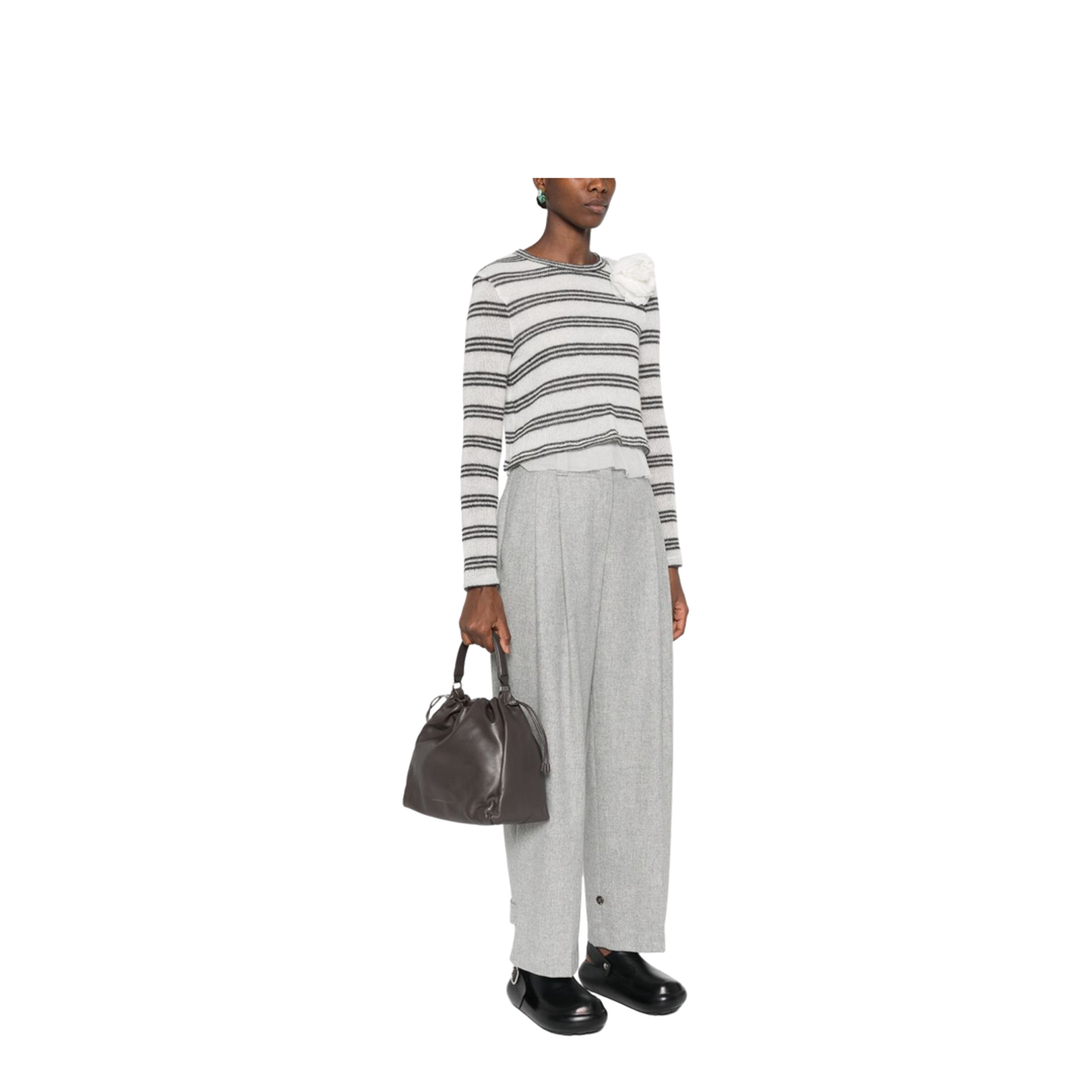 Bucket Mellow Leather Handbag