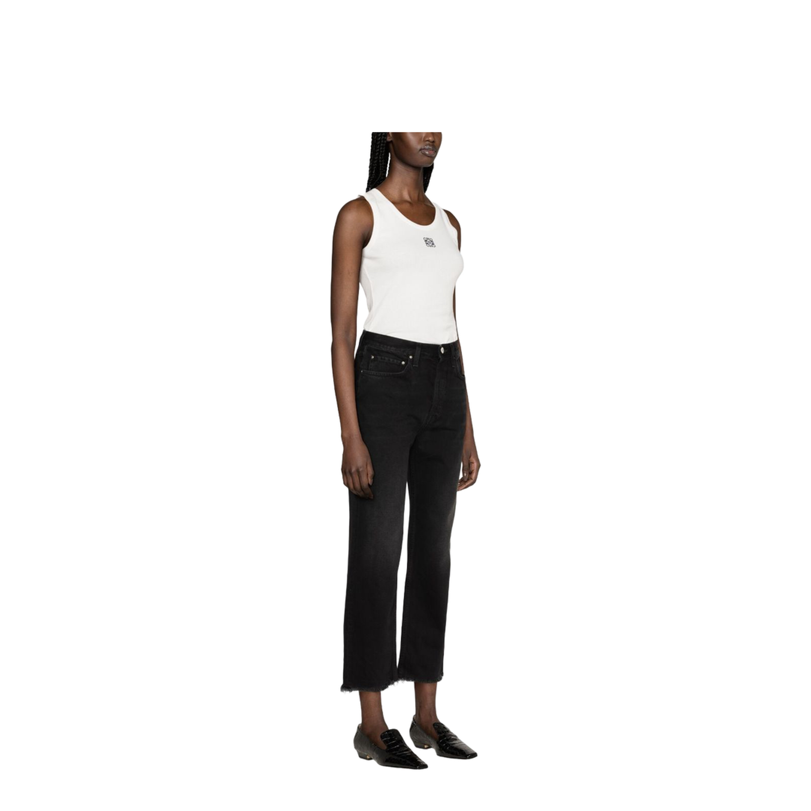 Denim Cropped Jeans