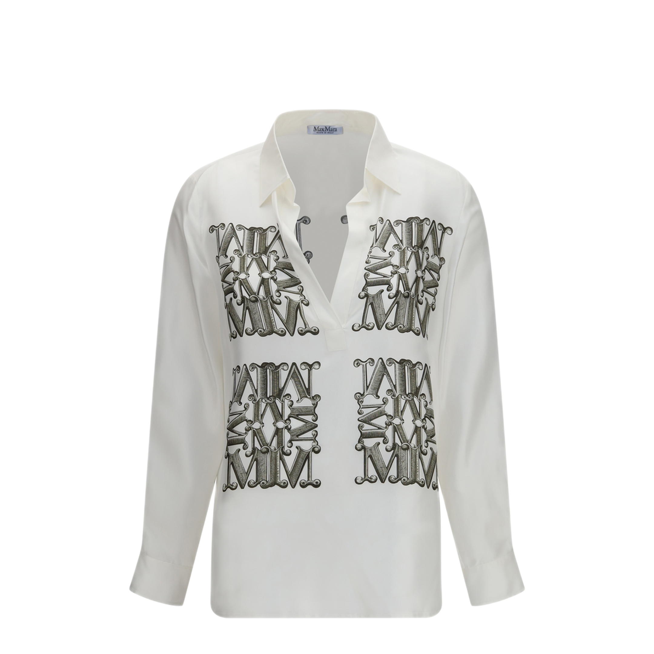 MAYFEYR - Max Mara - Printed Silk Twill Shirt - 2621116051600002