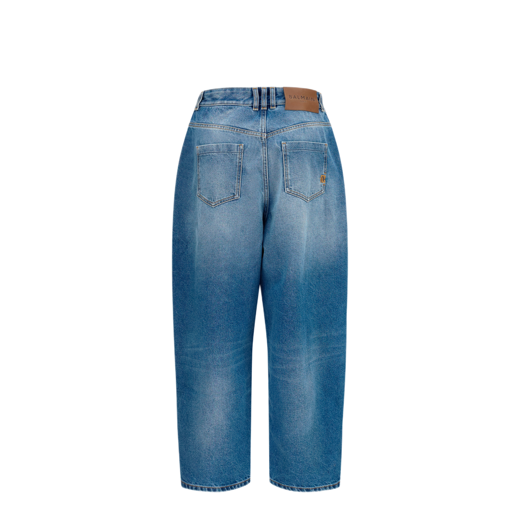 MAYFEYR - Balmain - Barrel Denim Jeans - HF1MH060DG266FF