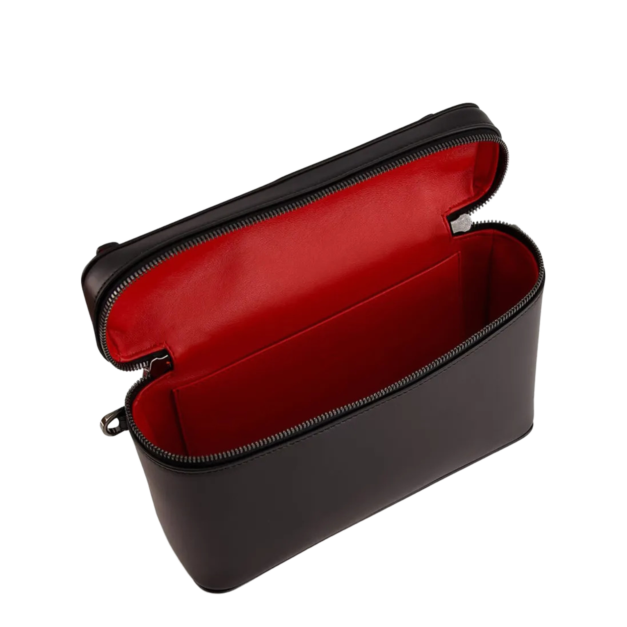 Kypipouch Leather Crossbody Bag Black