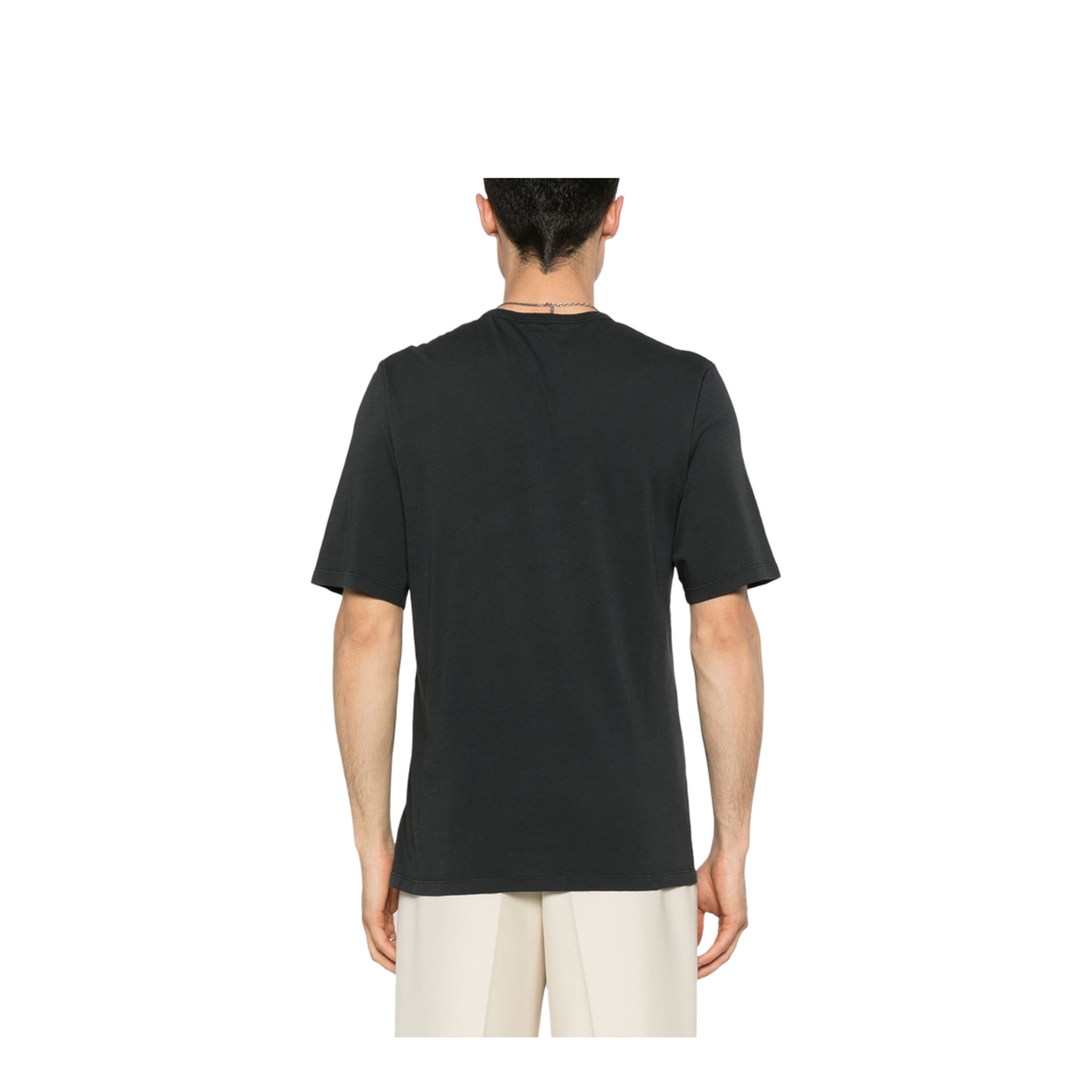 Crew Neck Black T-Shirt