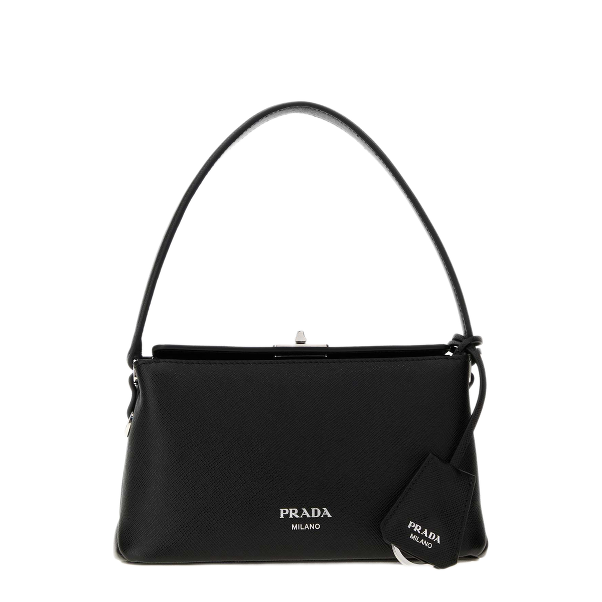 MAYFEYR - Prada - Black Leather Handbag - 1BC3072ZVDF0002