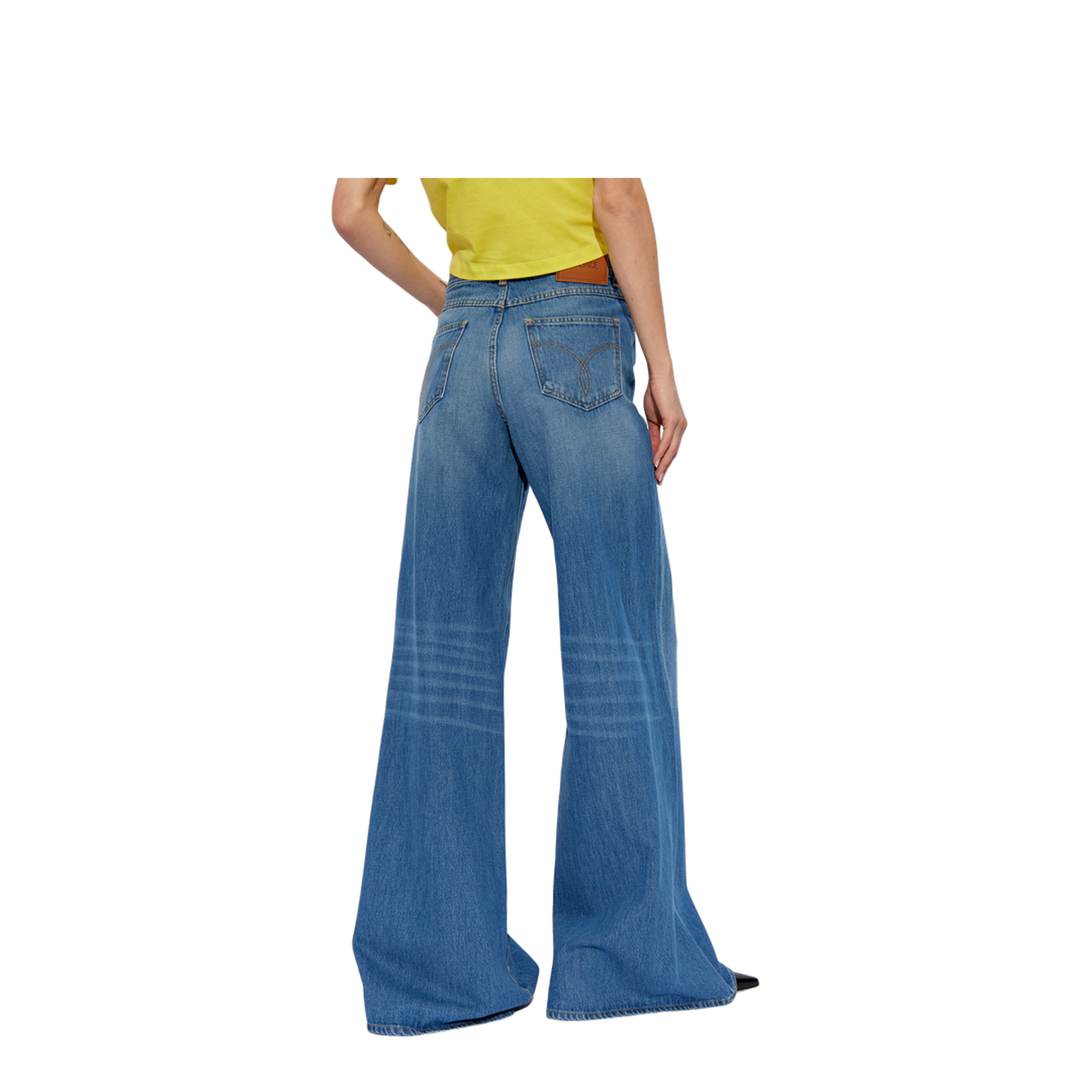 Jeans with logo