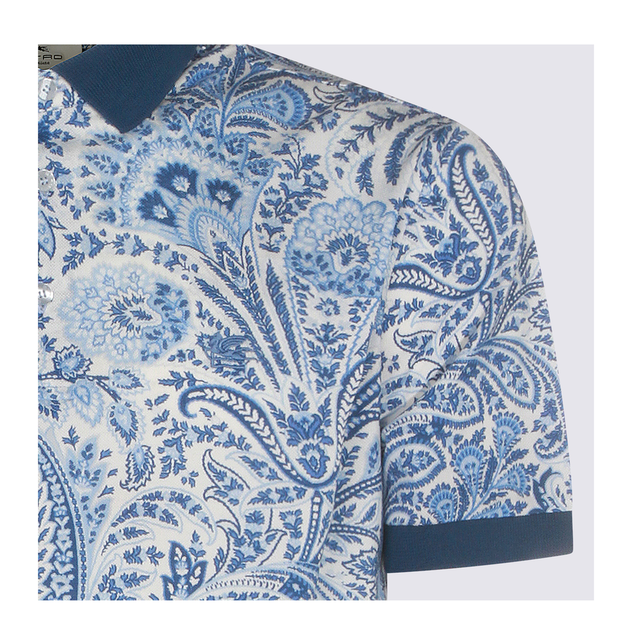 MAYFEYR - Etro - T-Shirt E Polo Blu - MRMD0004AKF83X0801