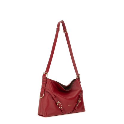 Medium Voyou Bag in Shiny Leather