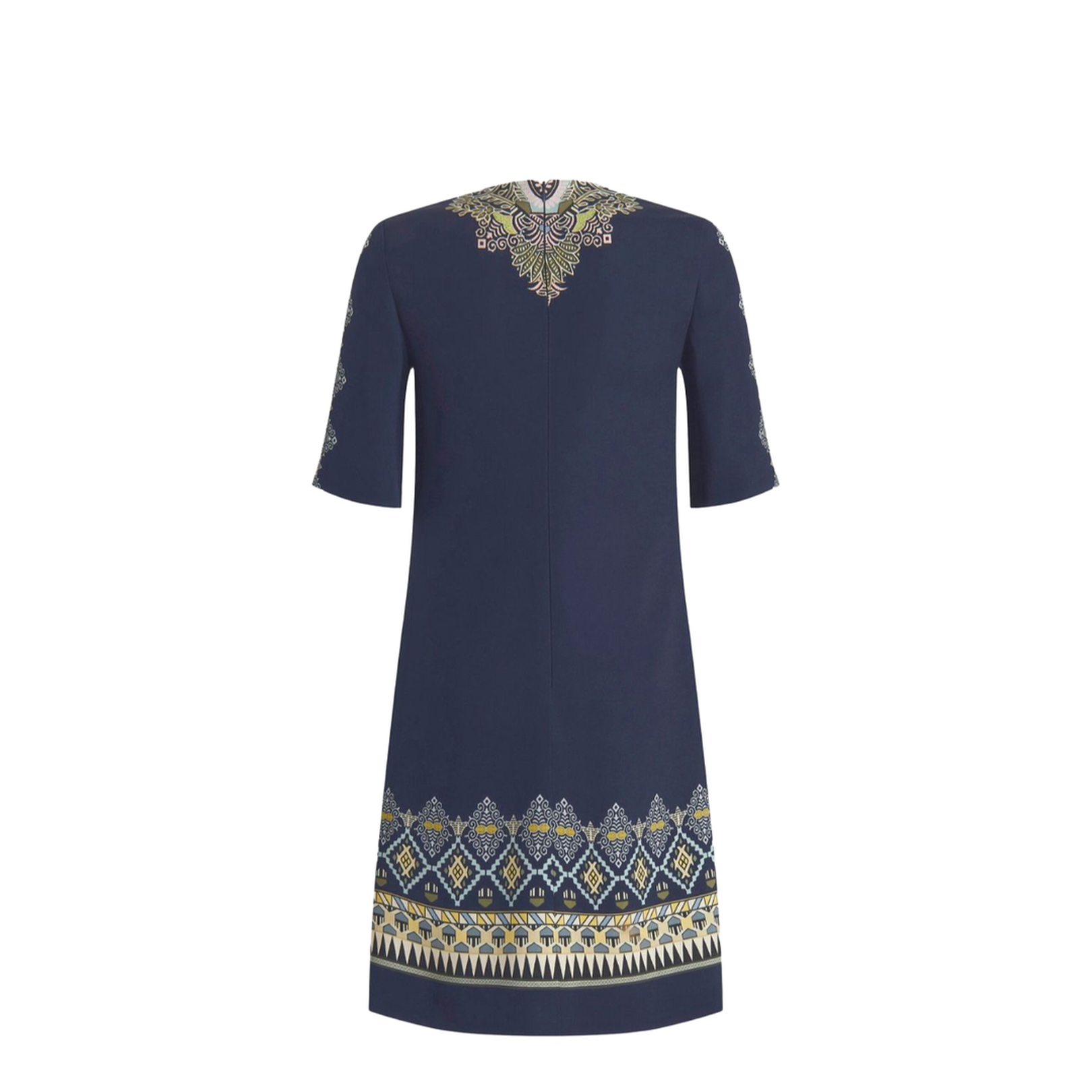 Geometric Pattern Tunic Dress
