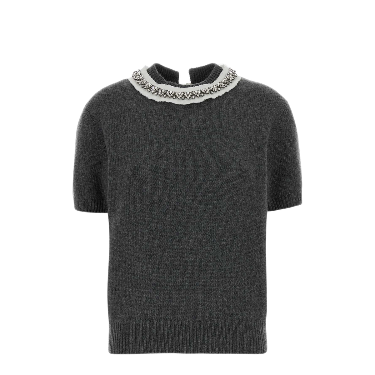 MAYFEYR - Prada - Dark Grey Wool Blend Sweater - P24G3SSOOO6556F0480