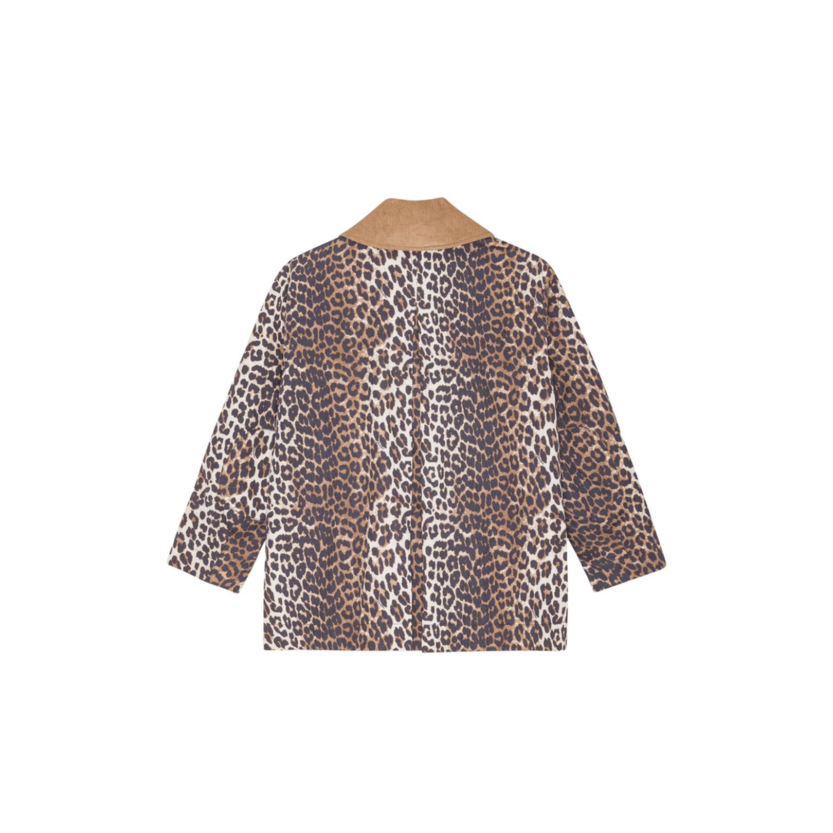 Leopard Print Midi Jacket