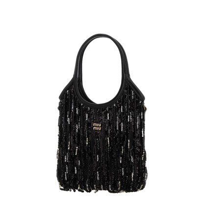 MAYFEYR - Miu Miu - Embellished Fabric Handbag - 5BA281VOWR2IGMF0002
