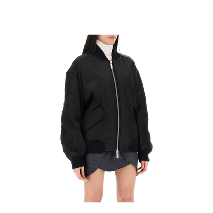 Nylon Twill Bomber Jacket