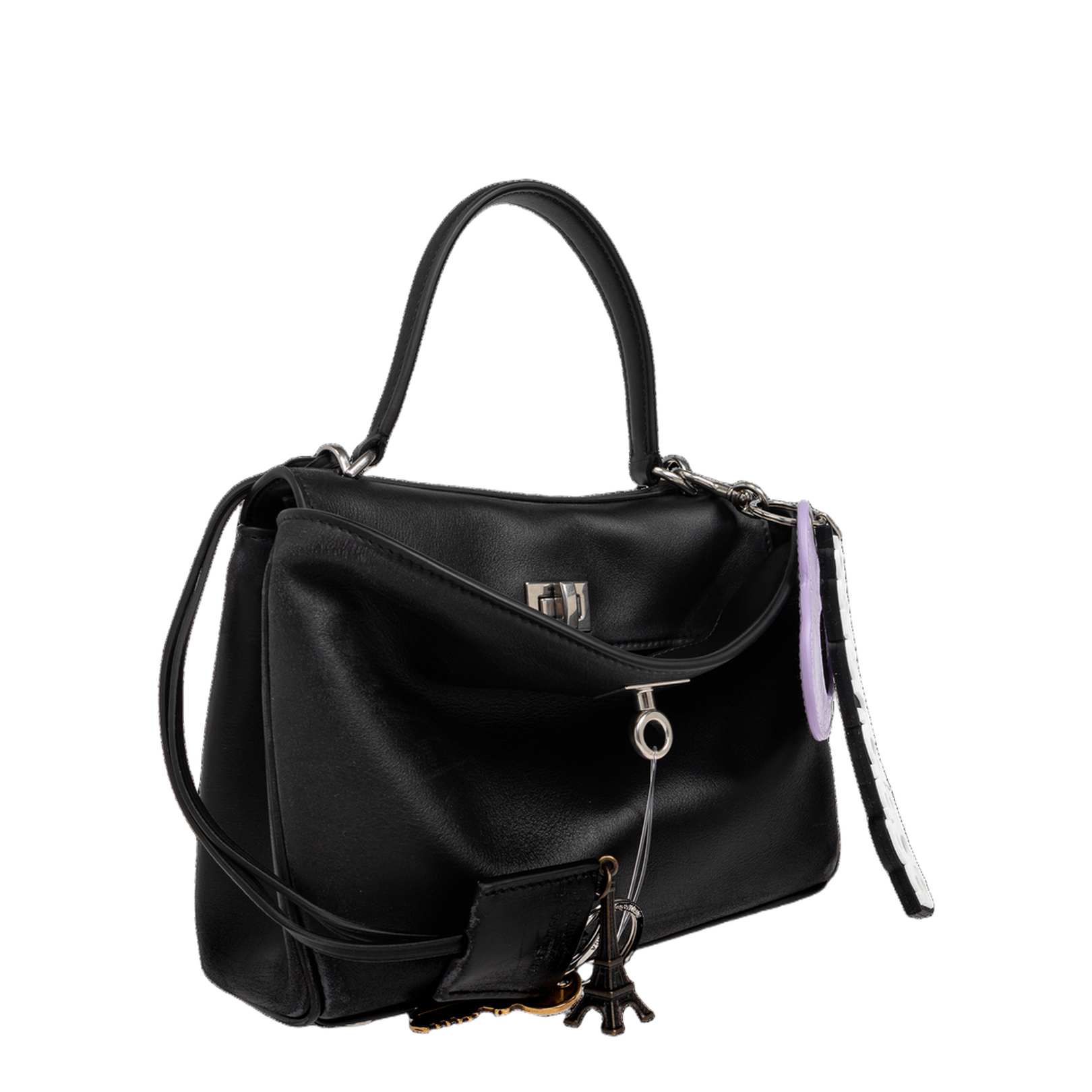 Rodeo Handbag Mini With Charms in Black
