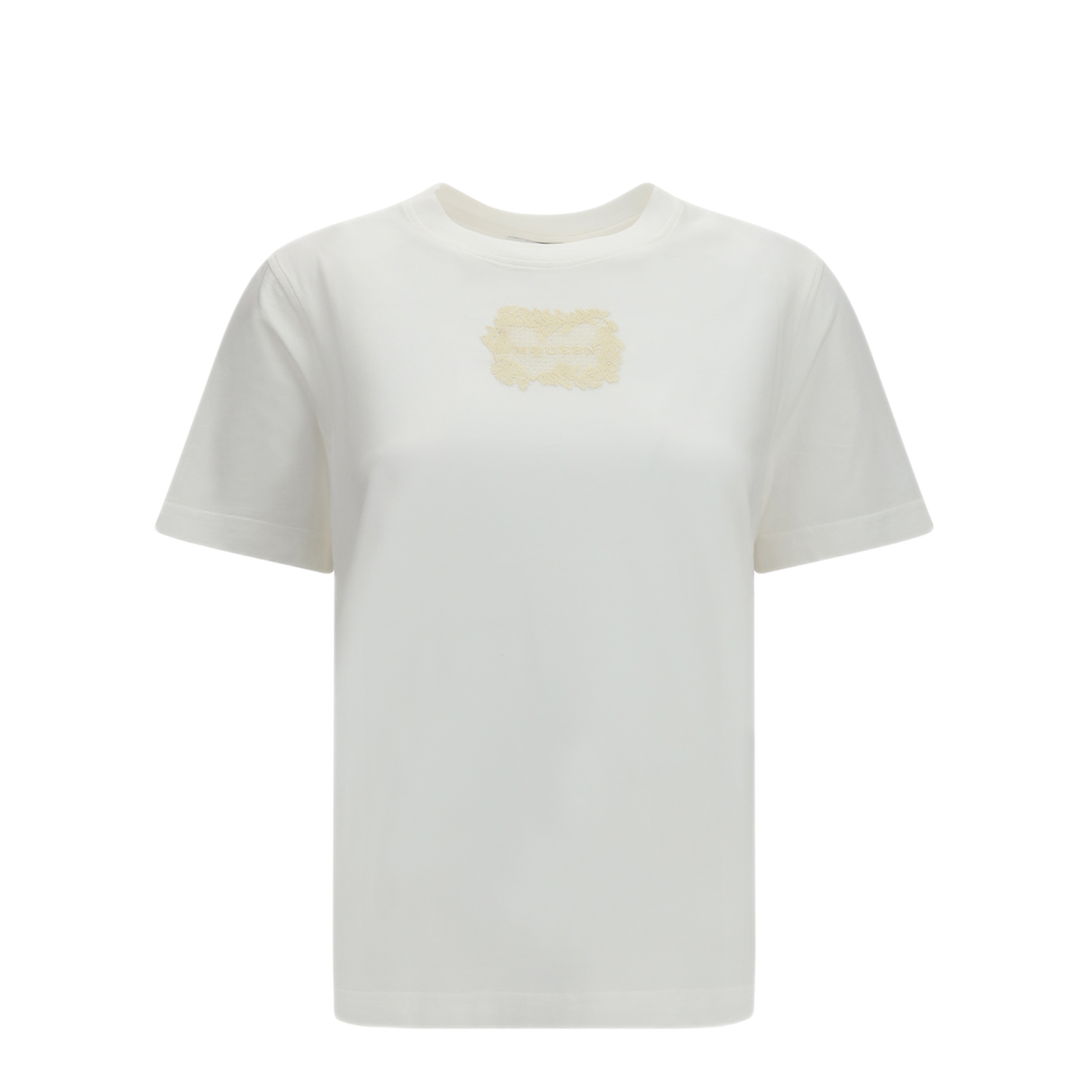 MAYFEYR - Alexander Mcqueen - Embroidered Logo T Shirt - A002PPQLAEZ9007