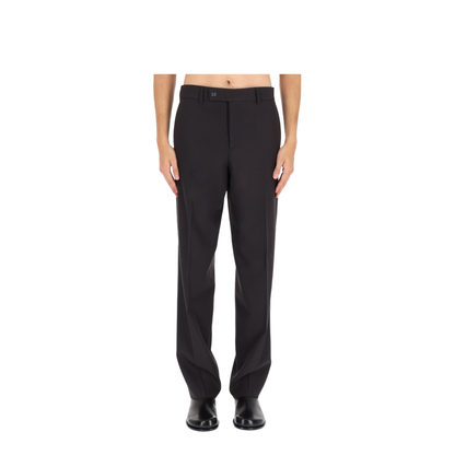 Brown wool trousers