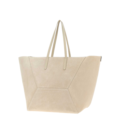 MAYFEYR - Brunello Cucinelli - Sand Suede Shopping Bag - MBDLB2572PC8905