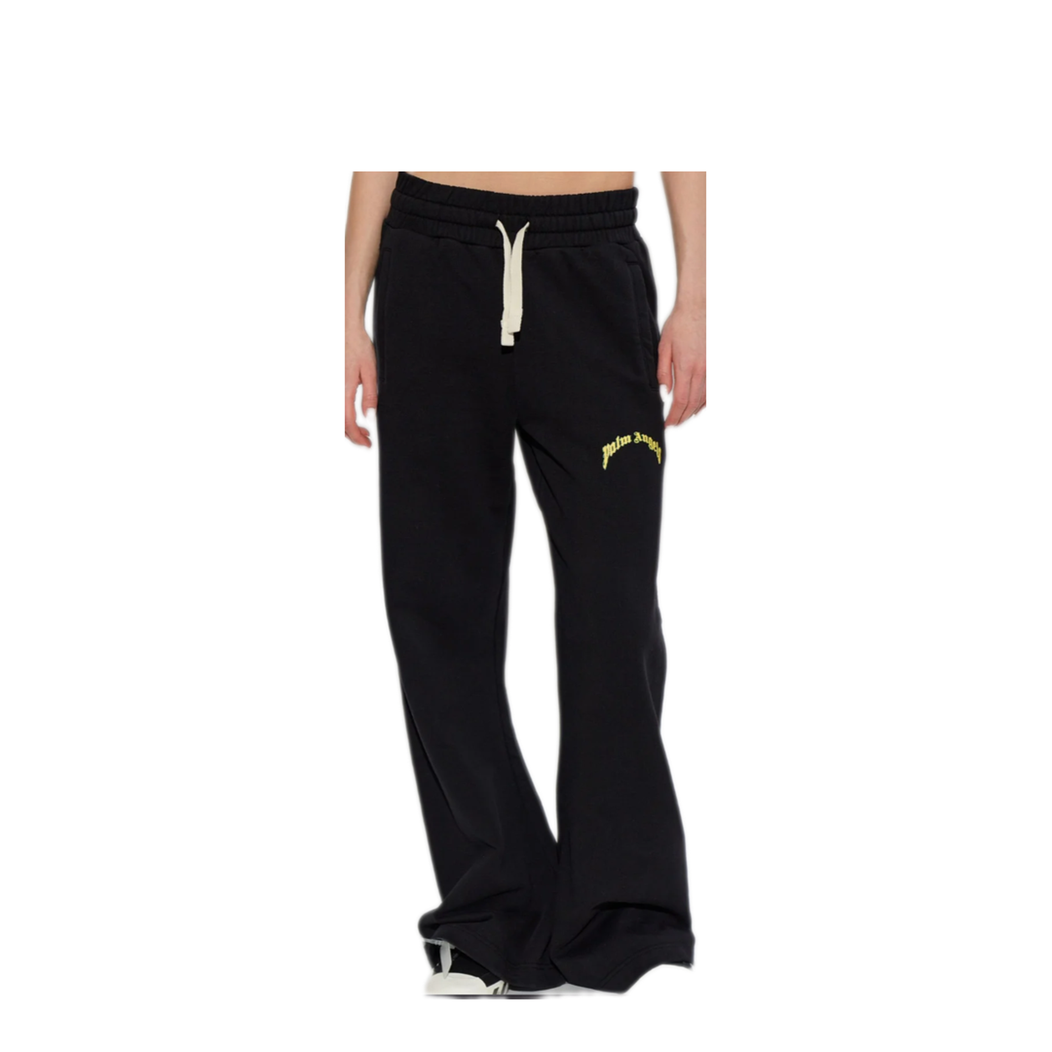 MAYFEYR - Palm Angels - Mini Curved Logo Sweatpants - PWCH029S26FLE0031018